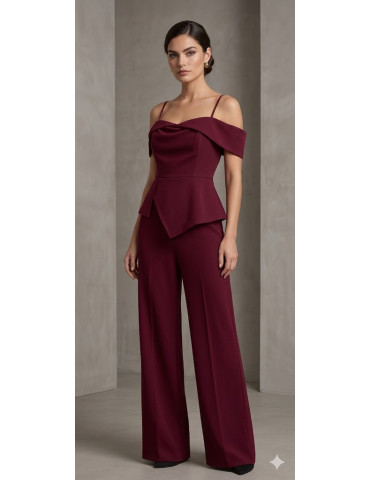 Conjunto de Gala "Viena" – Borgoña Profundo