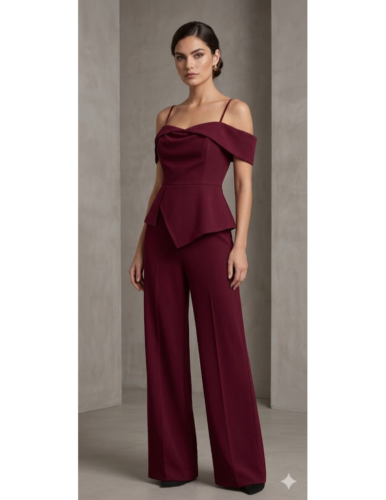 Conjunto de Gala "Viena" – Borgoña Profundo